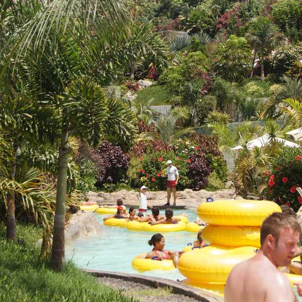 Siam Park w Costa Adeje. Swoją stylistyką przypomina Tajlandię. Chyba najwspanialszy park wodny w Europie, mnóstwo atrak
