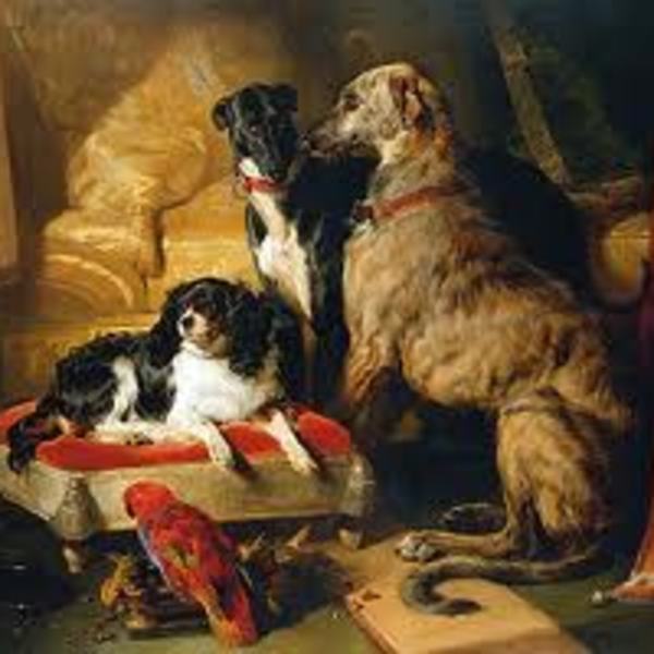"Hector Nero Dash and Parrot-Lory" to dzieło autorstwa Edwina Landseera , który przeszedł do historii jako artysta maluj