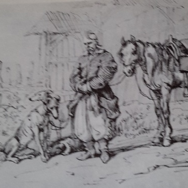 W niniejszym zestawieniu nie mogło zabraknąć Juliusza Kossaka (1824-1899), który wyjątkowo ukochał sobie konie i psy, um
