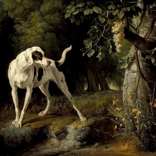 "Landscape with a Dog and Partridges" to XVIII-wieczny obraz autorstwa Alexandre François Desportesa. Z umaszczenia możn