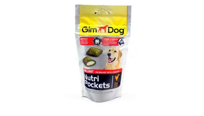 Chrupiące poduszeczki dla psów gimdog nutri pockets