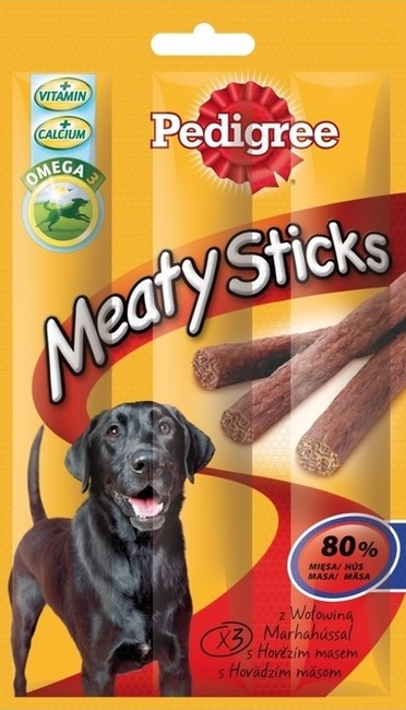 Pedigree Meaty Sticks z wołowiną przysmak dla psów