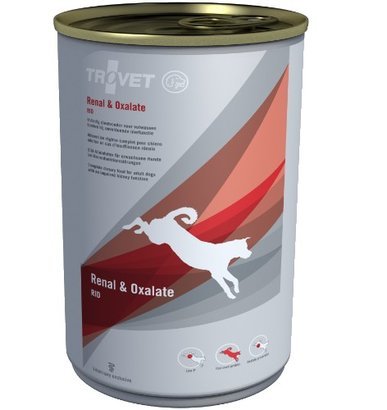 Dieta psa z przewlekłą niewydolnością nerek Trovet Renal&Oxalate RID Canine