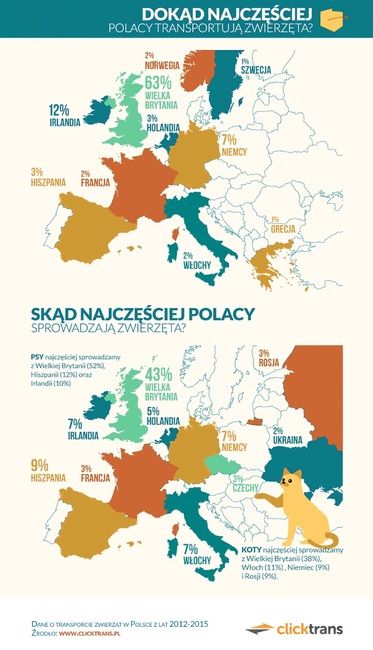 Zwierzak w podróży dokąd najczęściej polacy transportują zwierzęta