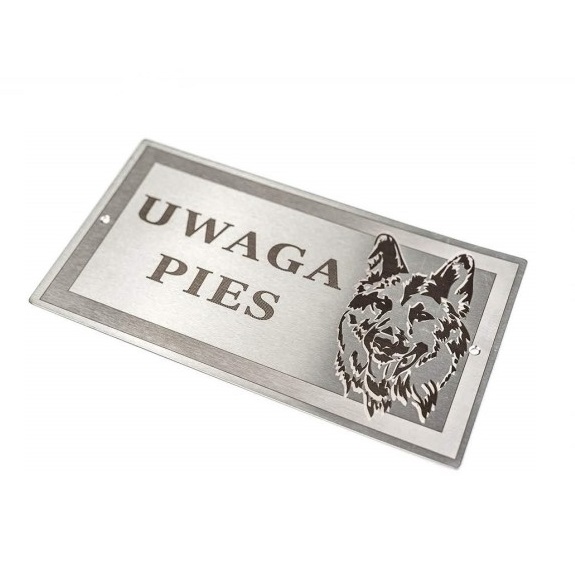 tabliczka uwaga pies