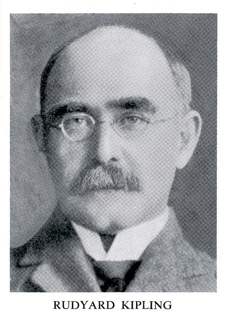 Pisarz i poeta Rudyard Kipling 