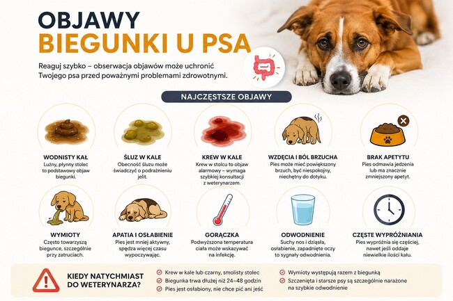 objawy biegunki u psa poradnik psy=pies.com