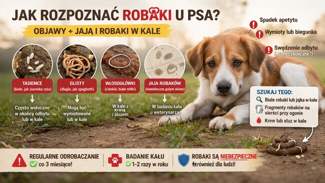 robaki u psa poradnik dla właścicieli