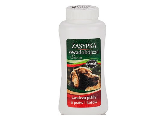 zasypka owadobójcza na pchły i kleszcze dla psów i kotów