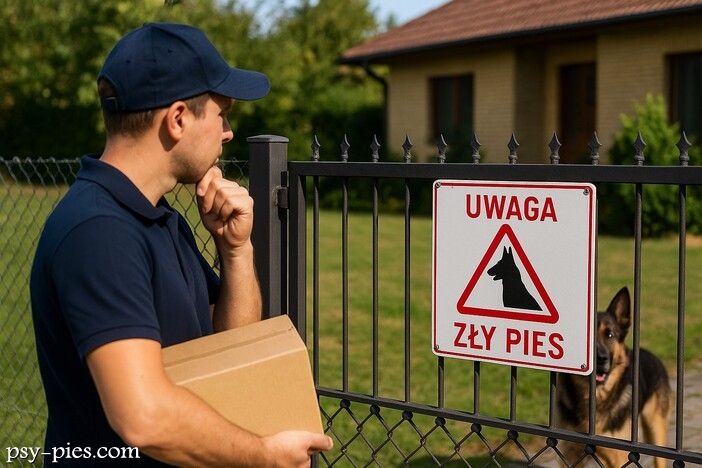 Czy tabliczka Uwaga zły pies jest obowiązkowa?